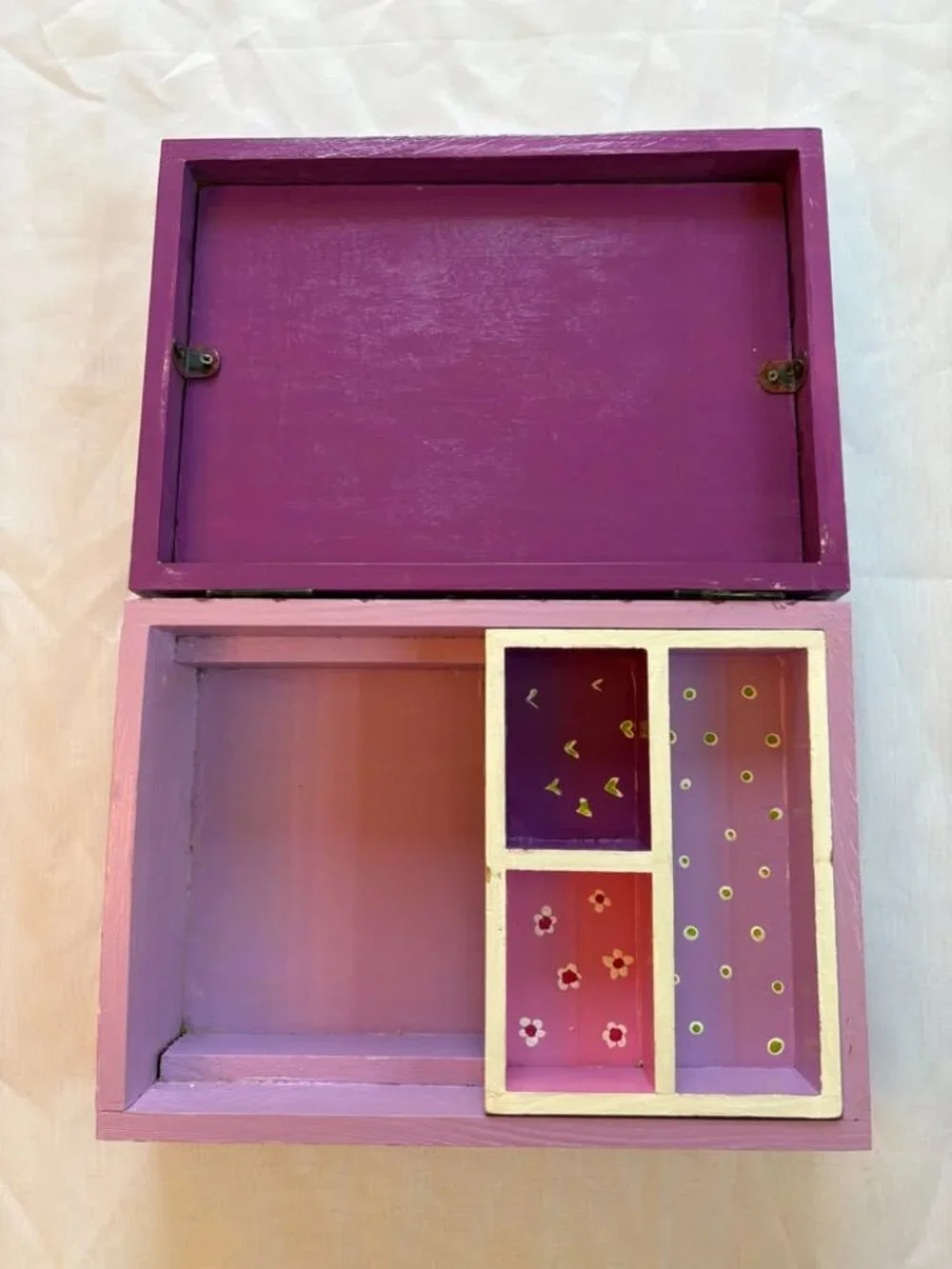 Handmade in Portugal Jewelry/Sewing Notions Box
